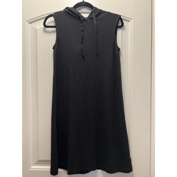 Philosophy Dresses & Skirts - Philosophy Women’s Sleeveless‎ Stretch Hooded Pullover Mini Dress Size S Black